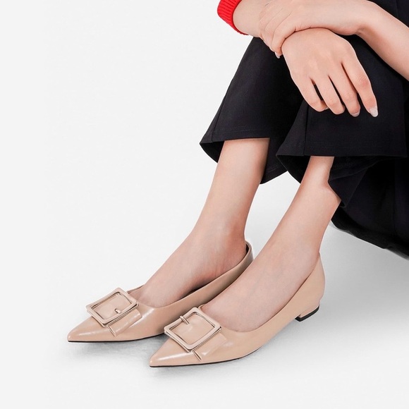 C.Paravano Women's Flats | Pointed Toe Ballet Shoes | Comfortable Flats Size 7.5 - Picture 4 of 11